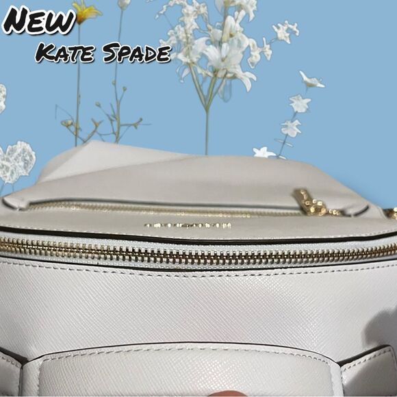 NEW Kate Spade New York “Leila” Saffiano Leather Backpack – Pale Sapphire (Light